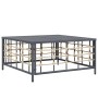 Gartenmöbel-Set 4-teilig und anthrazitfarbene PE-Rattan-Kissen von vidaXL, Outdoor-Sofas - Ref: Foro24-3186712, Preis: 344,73...