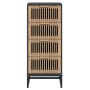 Aparador alto madera contrachapada negro 40x30x95 cm de vidaXL, Aparadores - Ref: Foro24-352125, Precio: 154,61 €, Descuento: %