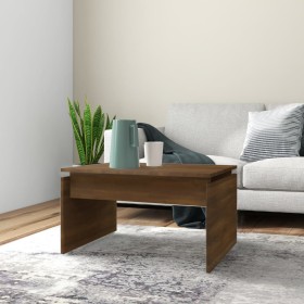 Plywood oak brown coffee table 68x50x38 cm by vidaXL, Coffee table - Ref: Foro24-825842, Price: 41,82 €, Discount: %