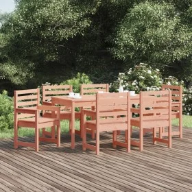 Garden dining set 7 pieces solid Douglas fir wood by vidaXL, Garden sets - Ref: Foro24-3154718, Price: 433,43 €, Discount: %