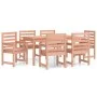 Juego de comedor para jardín 7 pzas madera maciza abeto Douglas de vidaXL, Conjuntos de jardín - Ref: Foro24-3154718, Precio:...
