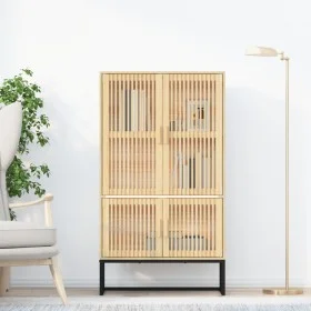 Hohes Sperrholz-Sideboard 70x35x125 cm von vidaXL, Schließfächer und Lagerschränke - Ref: Foro24-352141, Preis: 183,53 €, Rab...