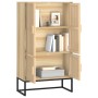 Hohes Sperrholz-Sideboard 70x35x125 cm von vidaXL, Schließfächer und Lagerschränke - Ref: Foro24-352141, Preis: 179,89 €, Rab...