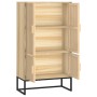 Hohes Sperrholz-Sideboard 70x35x125 cm von vidaXL, Schließfächer und Lagerschränke - Ref: Foro24-352141, Preis: 179,89 €, Rab...