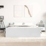 Estructura de cama con cabecero piecero blanco 120x190 cm