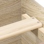 Estructura de cama con cabecero piecero roble Sonoma 120x190 cm