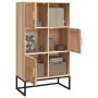 Tall plywood sideboard 70x35x125 cm by vidaXL, Lockers and storage cabinets - Ref: Foro24-352138, Price: 171,37 €, Discount: %