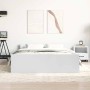 Estructura de cama sin colchón blanco 140x190 cm
