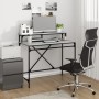 Sonoma gray iron and plywood desk 100x50x90 cm by vidaXL, Desks - Ref: Foro24-826702, Price: 61,23 €, Discount: %