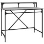 Sonoma gray iron and plywood desk 100x50x90 cm by vidaXL, Desks - Ref: Foro24-826702, Price: 61,23 €, Discount: %
