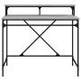 Sonoma gray iron and plywood desk 100x50x90 cm by vidaXL, Desks - Ref: Foro24-826702, Price: 61,23 €, Discount: %