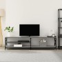 TV-Schrank Sonoma aus grauem Metall und Sperrholz, 200 x 40 x 50 cm von vidaXL, TV-Möbel - Ref: Foro24-826742, Preis: 80,54 €...