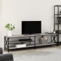 TV-Schrank Sonoma aus grauem Metall und Sperrholz, 200 x 40 x 50 cm von vidaXL, TV-Möbel - Ref: Foro24-826742, Preis: 80,54 €...