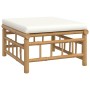 Gartenmöbel-Set 6-teilig aus Bambus und cremeweißen Kissen von vidaXL, Gartensets - Ref: Foro24-3155180, Preis: 611,84 €, Rab...