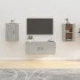Muebles para TV de pared 2 uds gris hormigón 40x34,5x60 cm de vidaXL, Muebles TV - Ref: Foro24-816665, Precio: 60,85 €, Descu...