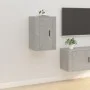 Muebles para TV de pared 2 uds gris hormigón 40x34,5x60 cm de vidaXL, Muebles TV - Ref: Foro24-816665, Precio: 60,85 €, Descu...