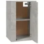 Muebles para TV de pared 2 uds gris hormigón 40x34,5x60 cm de vidaXL, Muebles TV - Ref: Foro24-816665, Precio: 60,85 €, Descu...