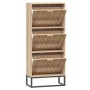 Plywood shoe cabinet 52x25x120 cm by vidaXL, Shoe racks and shoe organizers - Ref: Foro24-352129, Price: 123,65 €, Discount: %