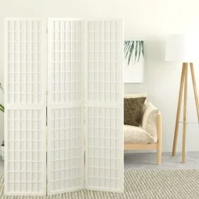 Folding screen with 3 panels white Japanese style 120x170 cm by vidaXL, Room dividers - Ref: Foro24-352087, Price: 125,39 €, ...