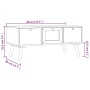 Couchtisch mit Sperrholzschubladen 80x40x35,5 cm von vidaXL, Couchtisch - Ref: Foro24-352157, Preis: 72,32 €, Rabatt: %