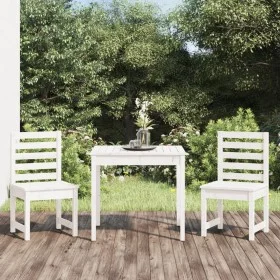 Garden table and chairs 3 pieces solid white pine wood by vidaXL, Garden sets - Ref: Foro24-3154672, Price: 221,12 €, Discoun...