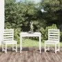 Gartentisch und Stühle 3-teilig aus massivem weißem Kiefernholz von vidaXL, Gartensets - Ref: Foro24-3154672, Preis: 221,64 €...