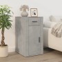 Concrete gray plywood desk cabinet 40x49x75 cm by vidaXL, Closets and storage - Ref: Foro24-816796, Price: 63,11 €, Discount: %