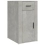 Concrete gray plywood desk cabinet 40x49x75 cm by vidaXL, Closets and storage - Ref: Foro24-816796, Price: 63,11 €, Discount: %