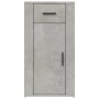 Concrete gray plywood desk cabinet 40x49x75 cm by vidaXL, Closets and storage - Ref: Foro24-816796, Price: 63,11 €, Discount: %