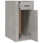 Concrete gray plywood desk cabinet 40x49x75 cm by vidaXL, Closets and storage - Ref: Foro24-816796, Price: 63,11 €, Discount: %