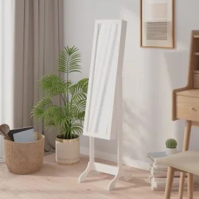 White standing mirror 34x37x146 cm by vidaXL, Mirrors - Ref: Foro24-351763, Price: 118,07 €, Discount: %