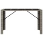 Hoher Stehtisch mit grauer PE-Rattan-Glasoberfläche 185x80x110 cm von vidaXL, Gartentische - Ref: Foro24-362601, Preis: 184,2...