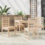 Juego de comedor de jardín 5 piezas madera maciza de pino de vidaXL, Conjuntos de jardín - Ref: Foro24-3154677, Precio: 255,30 €