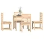 Garden dining set 5 pieces solid pine wood by vidaXL, Garden sets - Ref: Foro24-3154677, Price: 255,47 €, Discount: %