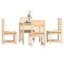 Juego de comedor de jardín 5 piezas madera maciza de pino de vidaXL, Conjuntos de jardín - Ref: Foro24-3154677, Precio: 255,30 €