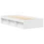 Estructura de cama blanca 90x200 cm
