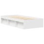 Estructura de cama blanca 90x200 cm