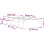 Estructura de cama negra 90x200 cm