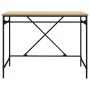 Schreibtisch aus Sonoma-Eichensperrholz und Eisen, 100 x 50 x 75 cm von vidaXL, Schreibtische - Ref: Foro24-826720, Preis: 10...
