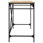 Schreibtisch aus Sonoma-Eichensperrholz und Eisen, 100 x 50 x 75 cm von vidaXL, Schreibtische - Ref: Foro24-826720, Preis: 10...