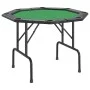 Folding poker table for 8 players green 108x108x75 cm by vidaXL, Game and poker tables - Ref: Foro24-80404, Price: 102,15 €, ...