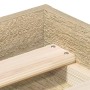 Estructura de cama roble Sonoma 100x200 cm