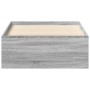 Estructura de cama gris Sonoma 100x200 cm