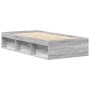Estructura de cama gris Sonoma 100x200 cm