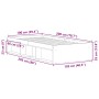 Estructura de cama gris Sonoma 100x200 cm
