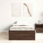 Estructura de cama roble marrón 100x200 cm