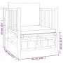 6-teiliges Gartenmöbel-Set aus Bambus mit dunkelgrauen Kissen von vidaXL, Gartensets - Ref: Foro24-3155211, Preis: 544,33 €, ...