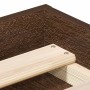 Estructura de cama roble marrón 100x200 cm