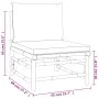 8-teiliges Gartenmöbel-Set aus Bambus mit grünen Kissen von vidaXL, Gartensets - Ref: Foro24-3155158, Preis: 638,73 €, Rabatt: %