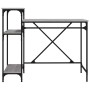 Escritorio con estantes hierro y madera gris Sonoma 105x50x90cm de vidaXL, Escritorios - Ref: Foro24-826717, Precio: 72,29 €,...